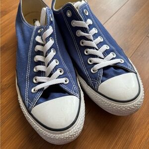 Converse All Stars navy blue low top sneakers